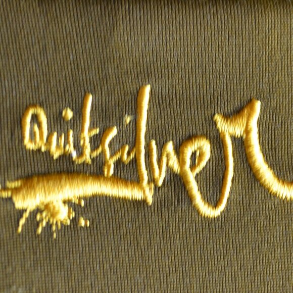 Art Deco Y2K Quicksilver Light Track Jacket size M Golf  outdoor cotton - Picture 9 of 9